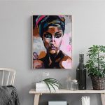 tableau art africain peinture