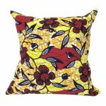coussin wax brodé