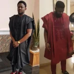 Boubous africains pour homme rouge