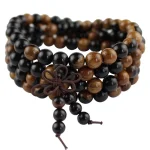 Bracelets africains en perles de bois