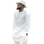Chemises africaines pour Homme chemise blanche traditionnelle