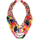 Colliers africains en perles