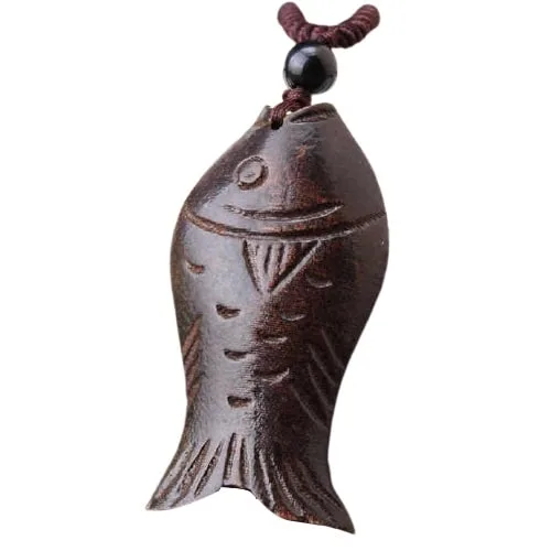 Colliers africains poisson en bois