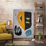 tableau masque africain