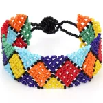 Bracelet africain multicolore