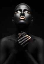 tableau femme noire