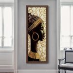 Tableau peinture africain