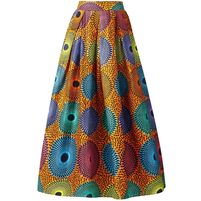 Jupes africaines aux couleurs vives
