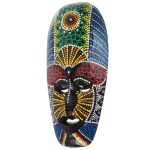 Masque africain design contemporain