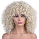Perruques afro en teinte jaune