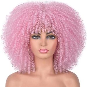 Perruques afro rose chic
