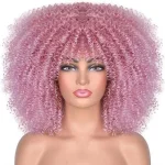 Perruques afro rose volumineuse