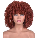 Perruques afro flamboyantes rousses