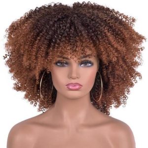 Perruques afro style bouclé