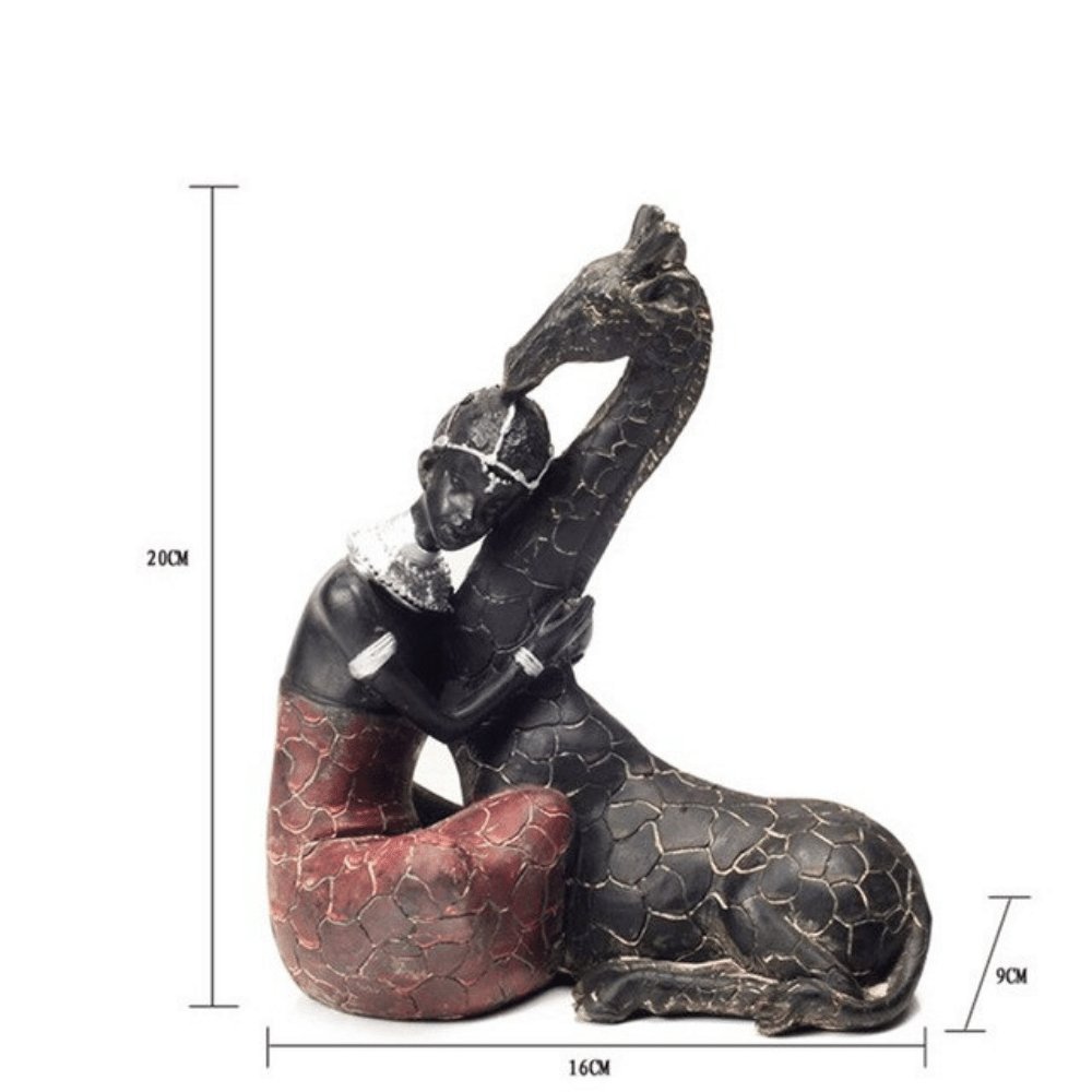 Décoration africaine traditionnelle - statue animaux – Image 3