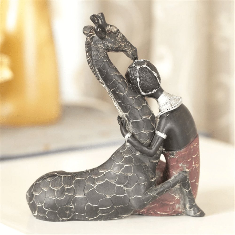 Décoration africaine traditionnelle - statue animaux – Image 2