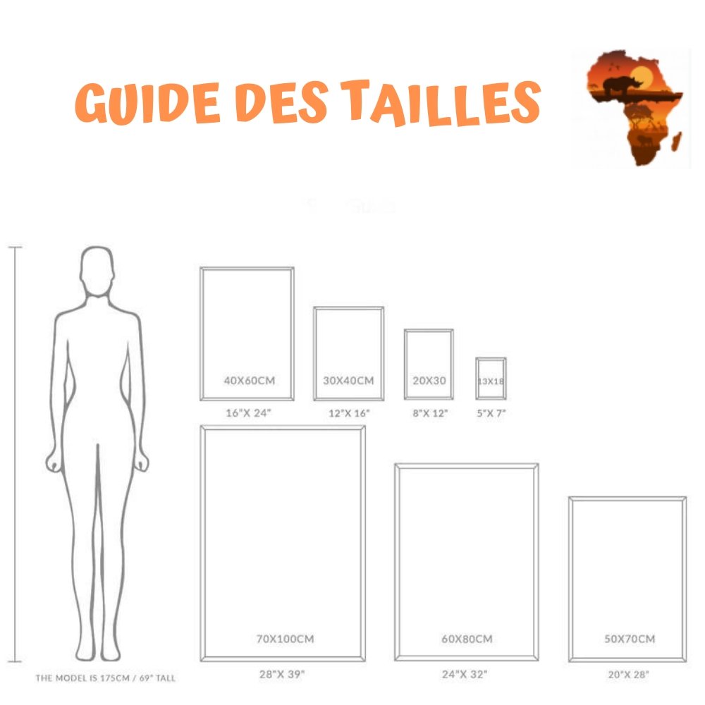 Décoration africaine traditionnelle - Femme au turban multicolore – Image 4