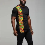 T shirts africains à motif traditionnel