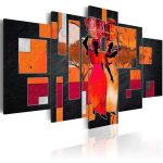 tableau africain femme