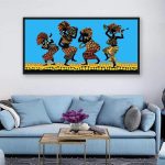 Tableau d'Afrique peinture
