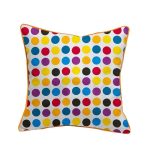 housse coussin pois