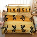 housse de couette danseur africain