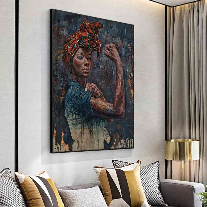 tableau femme forte