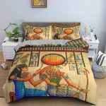 Housse de couette motif égyptien