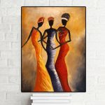 Tableau Africain huile