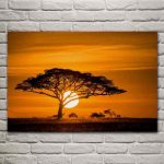 tableau savaine africaine