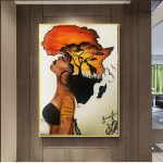 tableau femme afrique