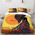 housse de couette afrique et savane