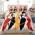 housse de couette motif exotique