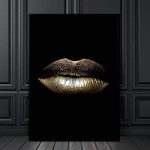 tableau bouche or