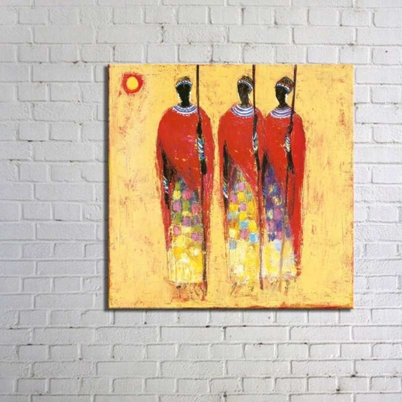 Tableau tribu africaine
