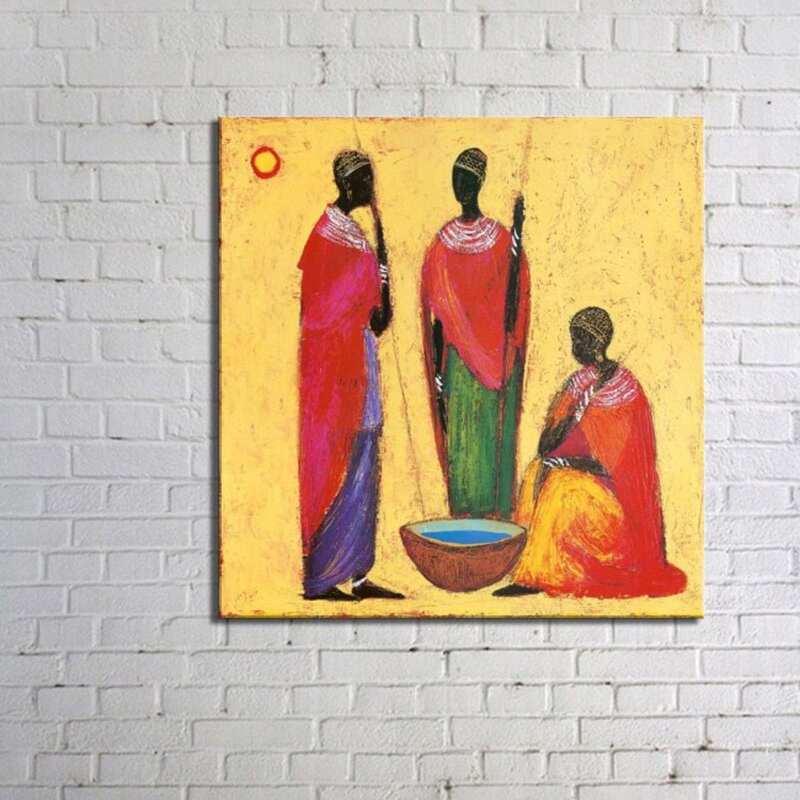 Peinture colorée Afrique
