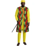 Boubous africains pour homme avec motifs artistiques