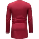 Chemises africaines pour Homme chemise rouge et blanche