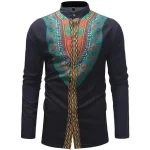 Chemises africaines pour homme à imprimé traditionnel