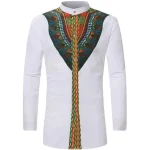 Chemises africaines pour homme imprimé tribal