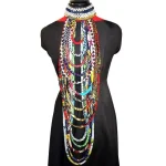Colliers africains en tissu
