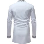 Chemises africaines pour Homme dashiki monochrome