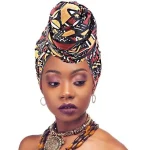 Foulard africain en tissu wax