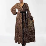 Robe africaine en Satin