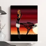 Tableaux africains traditionnels - Essence abstraite