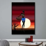 Tableaux africains traditionnels - contemporain