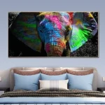 Tableaux africains traditionnels - Éléphant