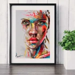 Tableaux africains traditionnels - Visage peint