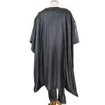 Boubous africains pour homme en noir