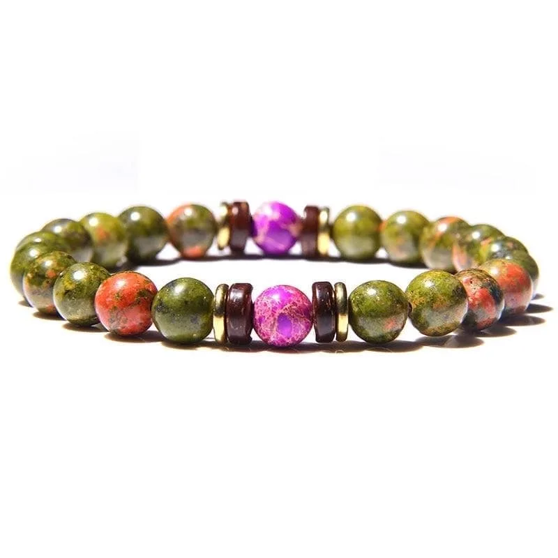 Bracelets africains en pierres naturelles – Image 4